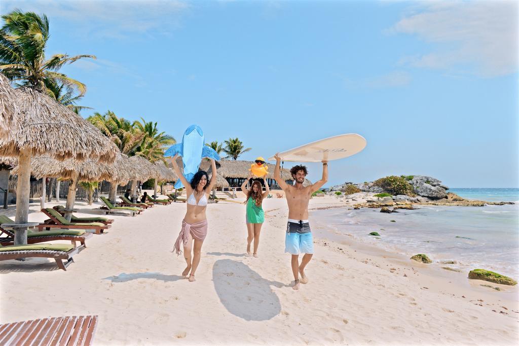 Zamas Hotel Tulum Bagian luar foto