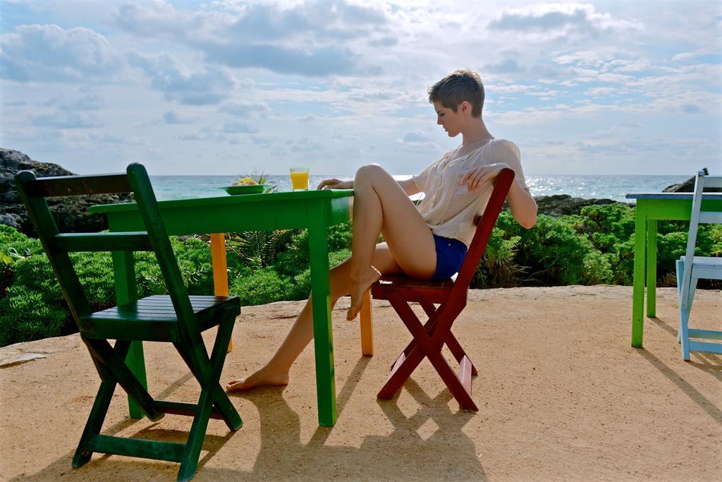Zamas Hotel Tulum Bagian luar foto