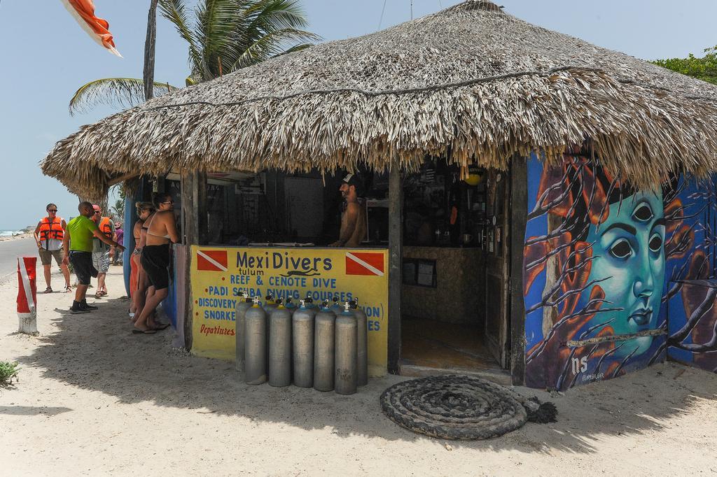 Zamas Hotel Tulum Bagian luar foto
