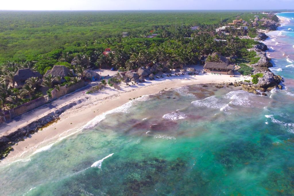 Zamas Hotel Tulum Bagian luar foto